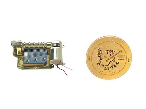 metal disc music box|battery operated music box movements.